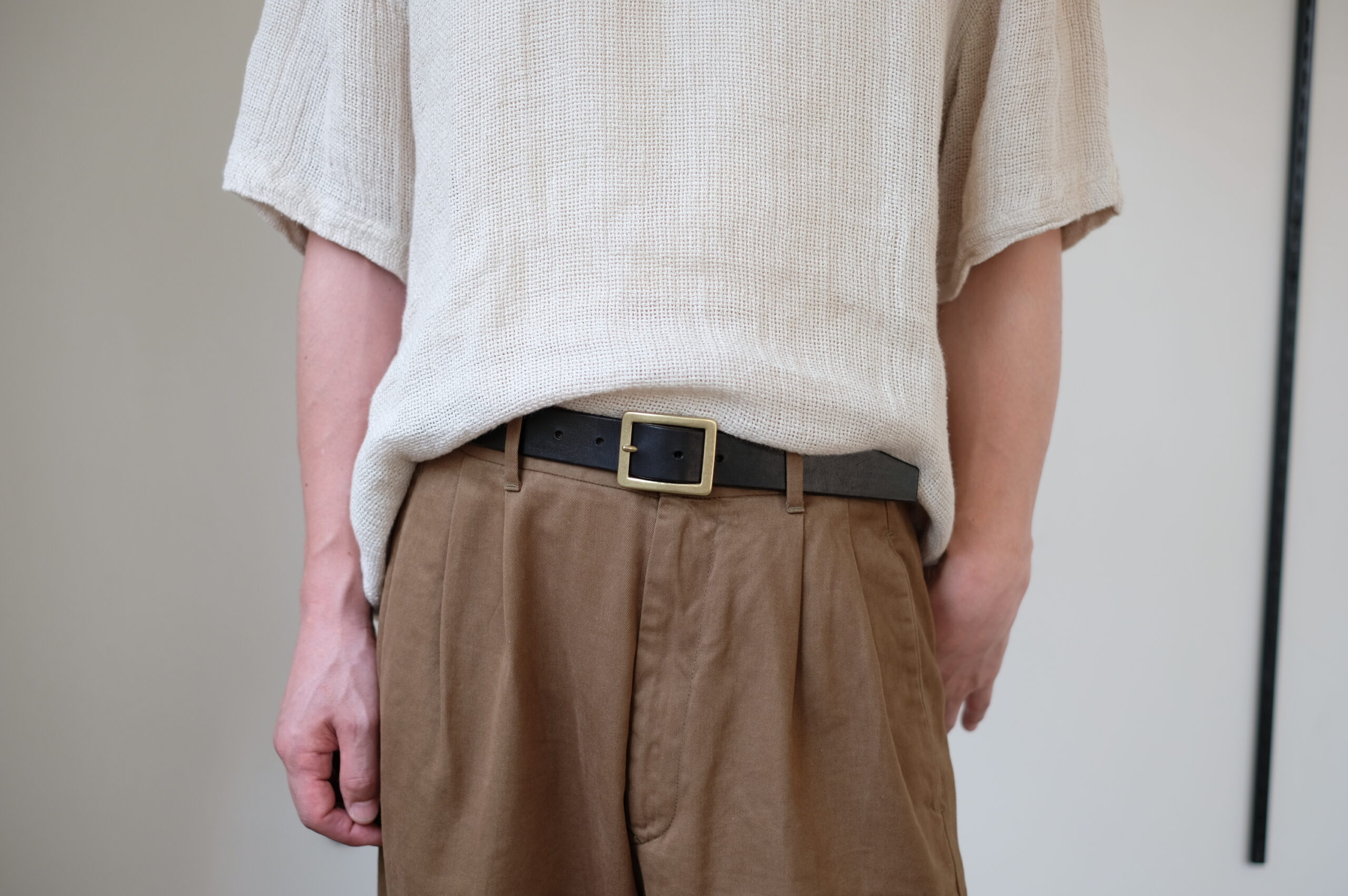 -WORKS 031- Garrison(一枚仕立て 30mm幅 belt)