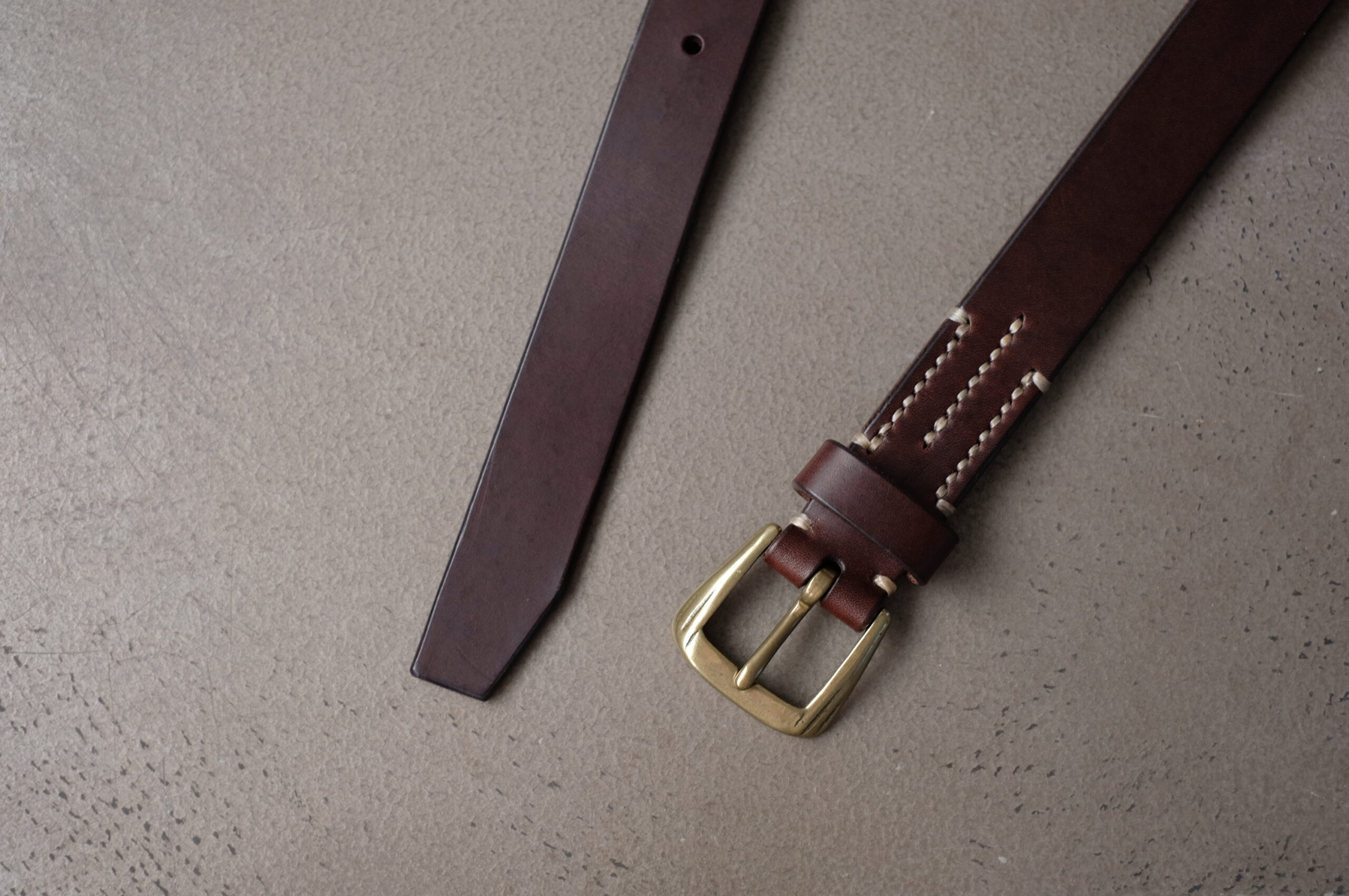 -WORKS 032- Shelly(一枚仕立て 27mm幅 belt)